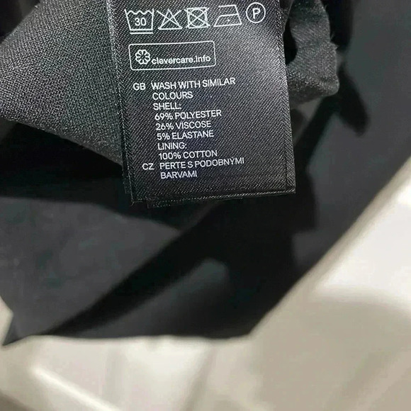 Black Deep V Dress - Picture 6 of 7